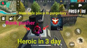 The reason for garena free fire's increasing popularity is it's compatibility with low end devices just as. New Top 2 Safe Place In Purgatory Map For Rank Push Free Fire Youtube