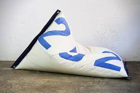 Kick Back On These Bean Bag Chairs Made With Recycled Ship Sails Bean Bag Chair Summer Furniture Sail Bag