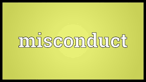 Misconduct meaning.there are 4 meaning(s) of misconduct.activity that transgresses moral or misconduct meaning 4 : Misconduct Meaning Youtube