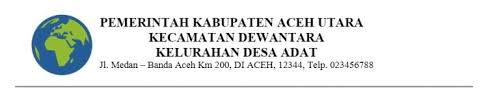 Pemerintah kabupaten timor tengah utara. 17 Contoh Kop Surat Lengkap Organisasi Perusahaan Sekolah Niaga Yayasan