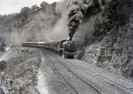 Steam Locomotive 3612 The Brisbane Express Hawkesbury River Nsw 27 December 1934 Locomotive Train Tracks Steam Locomotive
