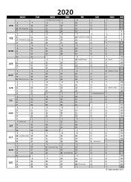 Free 2020 Excel Calendar For Project Planning Free Printable Templates
