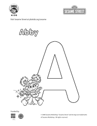 The letter z coloring page. Abby And The Letter A Coloring Page Kids Pbs Kids For Parents