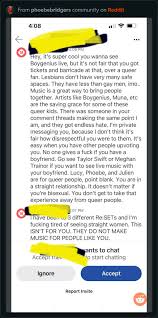Boygenius ke fandom mein bi-erasure bilkul pagalpan hai, khaskar yeh sochte  hue ki Phoebe Bridgers khud bisexual hain aur ek aadmi ke saath  relationship mein hain... : rSapphoAndHerFriend