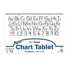 Manuscript Chart Tablet 25 Sheets