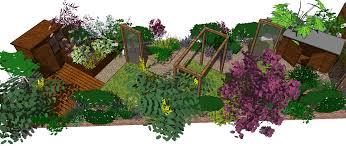 Garden Design Hertfordshire A Long Thin Landscape Garden Design In Stanmore With Lots Of Texture Earth Designs