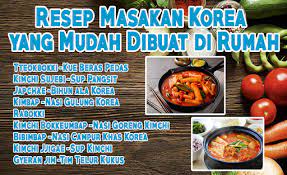 40 makanan khas korea ini enak banget jadi bikin pengen ke korea. Updated Resep Masakan Korea Yang Mudah Dibuat Di Rumah Pc Android App Download 2021