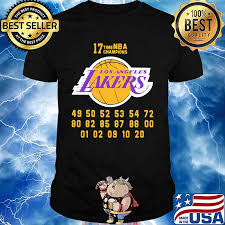 Los angeles lakers defeat miami heat to become the 2020 nba champions: Los Angeles Lakers 17 Time Nba Champions Shirt Hoodie Sweater Long Sleeve And Tank Top