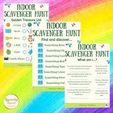 They make a point to routinely clean their house and keep it looking spotless. An Indoor Scavenger Hunt For Kids Using Items You Already Have Free Checklist Printables