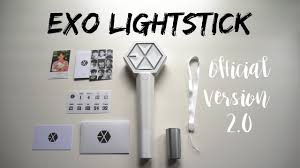 Unboxing Exo Official Lightstick Ver 2 0 Youtube