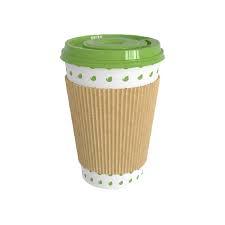 Paper Coffee Cup With A Lid And A Cover Paper Coffee Cup Coffee Cups Cup