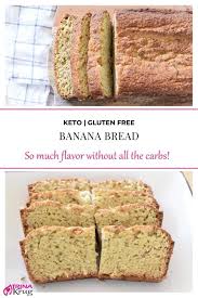 Keto Banana Bread Recipe In 2020 Keto Banana Bread Gluten Free Banana Bread Lowest Carb Bread Recipe