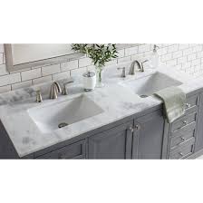 Natural Marble Undermount Double Sink