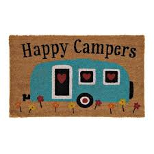 Happy Campers Doormat Camper Decor Vintage Camper Camping Decor