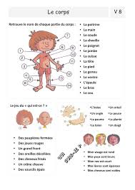 Yf4juefgvchkrcisd 9tlslwbv0 Jpg 1241 1754 Vocabulaire Jeu Pour Faire Connaissance Partie Du Corps