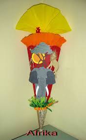 Bastelset Schultute Zuckertute Afrika School Bags School Crafts