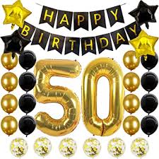 No matter your budget, and no matter his interests, there's something here for everyone. Buy 50th Birthday Decorations For Women Men 50 Birthday Balloons 50 Year Birthday Party Balloon For 50th Birthday Decoration Men 50th Birthday Balloons For 50 Birthday Women Party Online In Indonesia B07wzksjlh