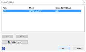 Assigning a program to a scanner button in epson event manager. Setting Up Network Scanning