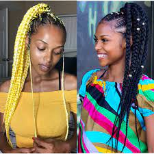 Braided Ponytail Braided Ponytail Expression Braids Hair