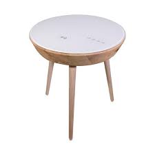 The tyler creek chairside end table with textured black finish is all the talk of today's design world. Multifunctional Sofa Side Table Creative Smart Bluetooth Speaker Wireless Charging Usb Solid Wood Round End Table Coffee Tables Aliexpress