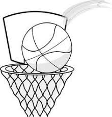 Basketball Hoop Clip Art Black And White Basketball Clipart Basketball Locker Decorations Basketball Hoop
