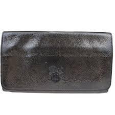 Posted by thecarry on december 6, 2010. Auth Il Bisonte Leather Long Wallet Bi Fold Brown 03gc300 Ebay