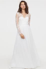 Lace Wedding Dress Cream Ladies H M Us Wedding Dresses Lace Long Sleeve Wedding Dress Lace Affordable Wedding Dresses