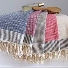 Those hammam towels are ideal for allergy sufferers too, handmade in buldan, denizli. Large Luxury Honeycomb Bathroom Hammam Towel By Ville Et Campagne Notonthehighstreet Com