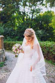 Two Tier Satin Ribbon Drop Veil Satin Edge Wedding Veil Circle Veil Cathedral Veil Fingertip Veil Blusher Veil 2 Tier Veil Long Veil Wedding Drop Veil Affordable Wedding Veil