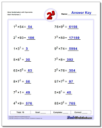 More Multiplication Worksheet With Exponents Www Dadsworksheets Com Workshe Scientific Notation Scientific Notation Worksheet Scientific Notation Word Problems