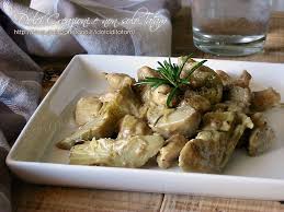 Ricette con i carciofi freschi. Pollo Ai Carciofi In Padella Ricetta Leggera