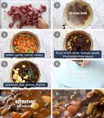 If stew meat is the best option, choose the package that seems to have pieces that are generally the same in order to keep your stew relatively healthy, make sure vegetables and beans are prominently featured. Beef Stew Recipetin Eats