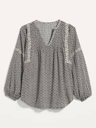 Old navy 2017 long sleeved boho shirt floral pattern in rust. Floral Old Navy Shop The World S Largest Collection Of Fashion Shopstyle