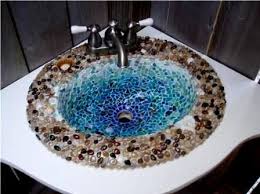 mosaic using old sink from the thrift