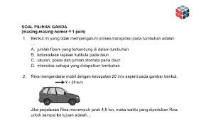 Lengkap Soal Dan Kunci Jawaban Ksn K Sd Mapel Ipa 2020 Folder Ksn