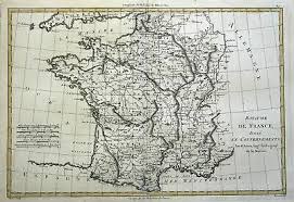 Karte der regionen frankreichs französische version: 1780 France Frankreich Europe Europa Karte Map Kupferstich Copper Engraving Ebay