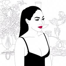 Love Gifs Woman Gifs Art Gifs Hand Drawn Gifs Skull Gifs Xavieralopez Gifs Illustration Gifs Self Portrait Gifs Still Li Animation Artwork Art Love Gif