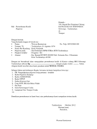 Surat permintaan pelunasan hutang / piutang adalah salah satu surat yang diperlukan bagian administrasi/keuangan dalam suatu perusahaan. Surat Surat Kredit Bri