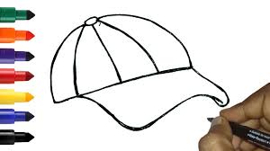 @amacing3 i'm not the best with tutorials but i can try and show some of. How To Draw Cap Easy Easy Cap Drawing For Kids Toddlers Youtube