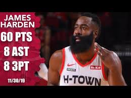 James Harden Scores 60 Points In 31 Minutes For Rockets Vs Hawks 2019 20 Nba Highlights Youtube James Harden Houston Rockets Atlanta Hawks
