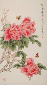Pin On Chinese Painting Peony Flowers