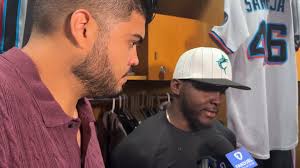 [Levitt] After a tough game last night, Marlins second baseman Ronny Simón  says that he heard from many current and former players after the game —  including Manny Machado, Fernando Tatis Jr., Luis ...