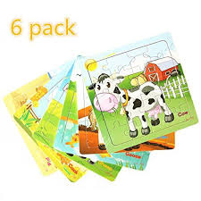 We have found the most beautiful and colorfull wallpapers and pictures to generate each puzzle. Meshion Wooden Jigsaw Puzzles With Storage Tray Farm Animals Set Kids Toys Game For Toddler Girls Boys Pack Of 6 Horse Pig Sheep Cow Cork Goose Your Dream To Games For Toddlers Wooden Jigsaw Puzzles Kids Toys