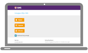 Inloggen En Overboeken Met De App En Qr Code Sns Bank Iphone Telefoon Scherm