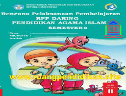 Penyusunan rpp ini dilakukan pada setiap awal semester atau awal tahun pelajaran, namun perlu diperbaharui sebelum pembelajaran dilaksanakan. Download Contoh Rpp Daring Pai Semester 2 Kelas 2 Sd Mi Kurikulum 2013 Ruang Pendidikan