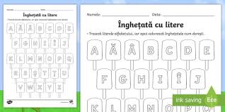 Copyright potrivirea literelor recunoști literele? IngheÈatÄ Cu Litere FiÈÄ De Activitate Teacher Made