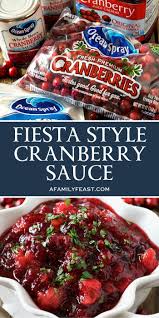 This recipe for cranberry sauce is so easy and fast, it'll be done before you can pick up a can at the supermarket. 8 Canberry Sauce Ideas Cranberry Recipes Cranberry Sauce Recipe Holiday Recipes