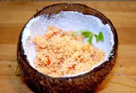 Vorsicht Suchtgefahr Coconut Sambal Pol Sambol Aus Sri Lanka Orange Kuche Paleolunch Sambal Food Sri Lankan Recipes