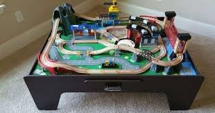 Image Result For Imaginarium Train Table Track Layout Train Table Train Table Layout Wooden Train