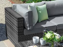 Maforob outdoor patio furniture set rattan sectional sofa couch pe wicker adjustable chaise lounge with tempered glass tea table and removable cushions, beige. Nova Outdoor Living Chelsea 1a Modular Corner Sofa Set Corner Sofa Set At Mattressman